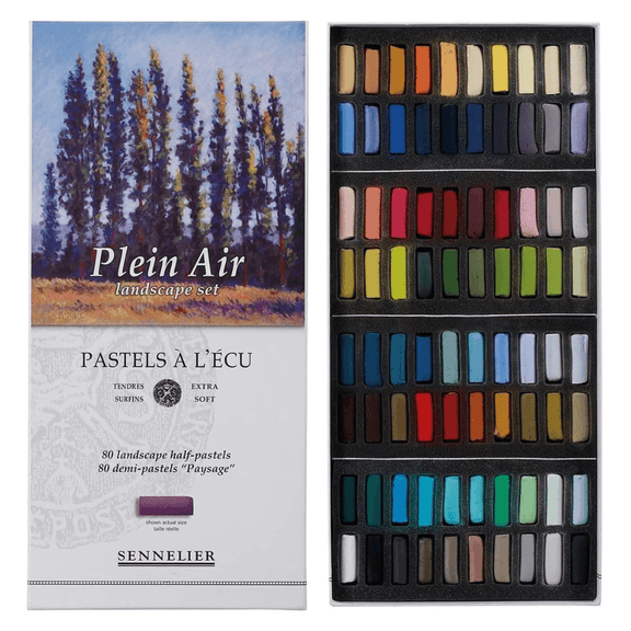 Savoir - Faire Sennelier Soft Pastels Half Stick Set - 80 Count - Guiry's