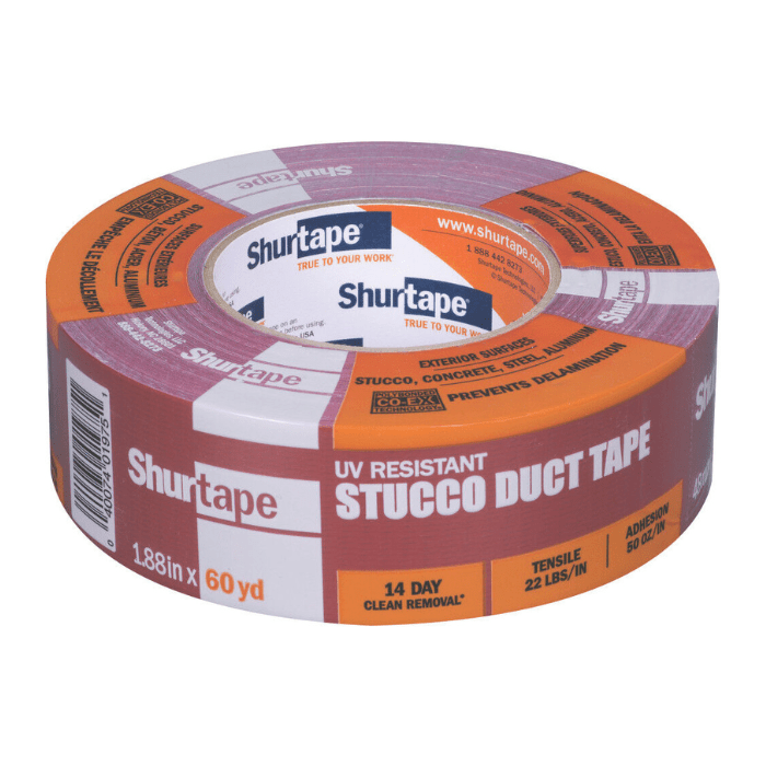 Shurtape PC 667 Duct Tape Outdoor Stucco - Red - Guiry's