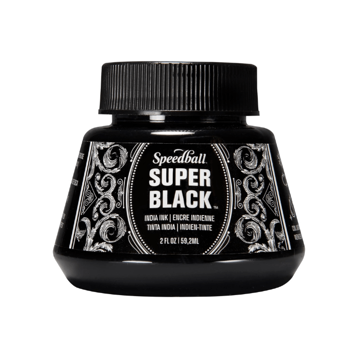 Speedball Super Black India Ink 2oz - Guiry's