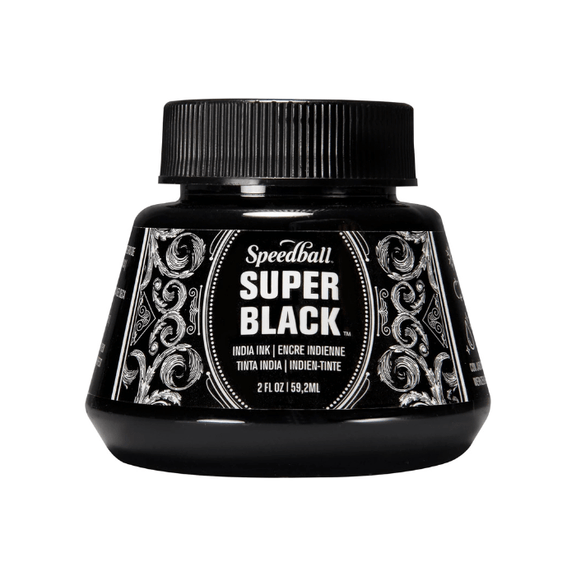 Speedball Super Black India Ink 2oz - Guiry's
