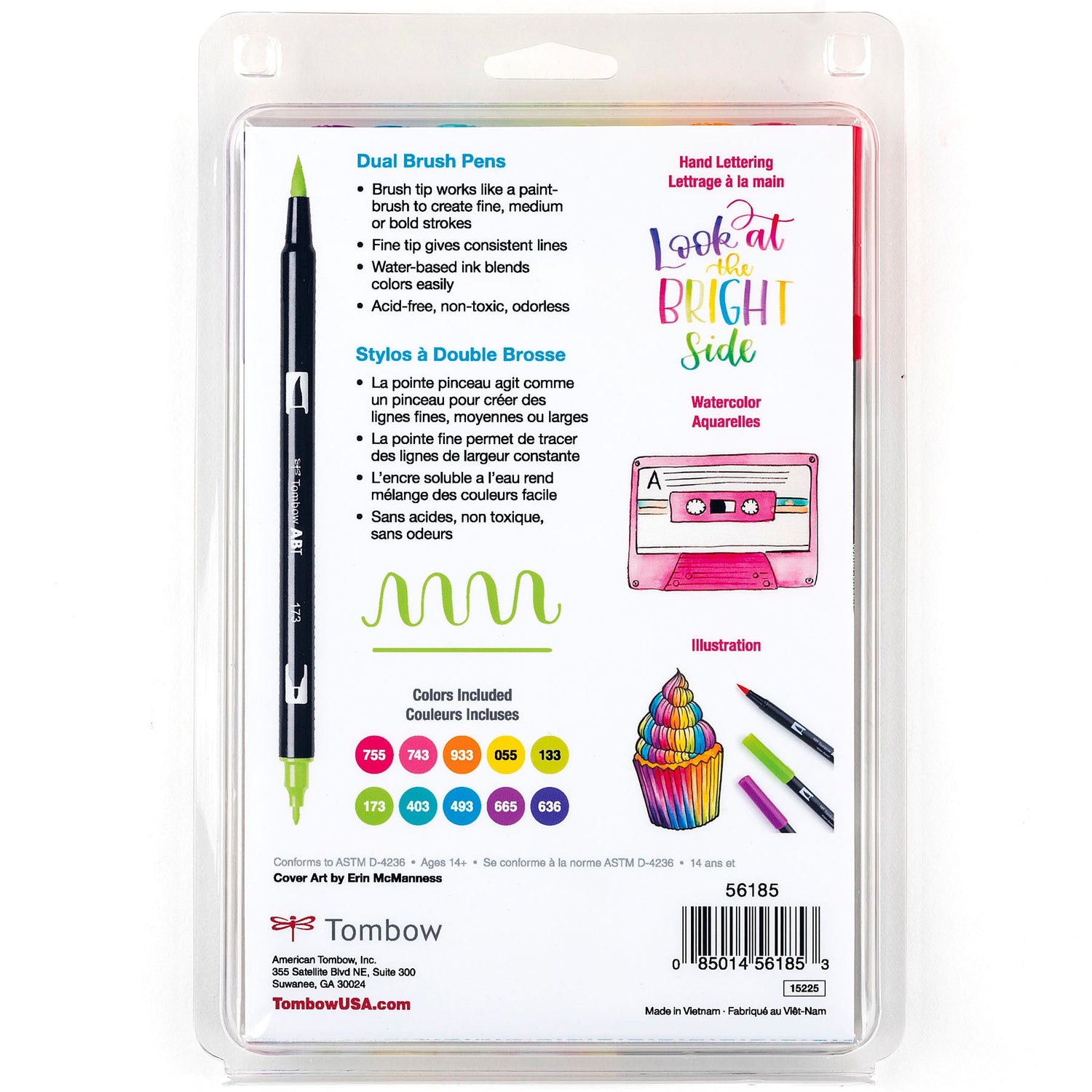 Tombow Dual Brush Bright 10 Colors - Guiry's