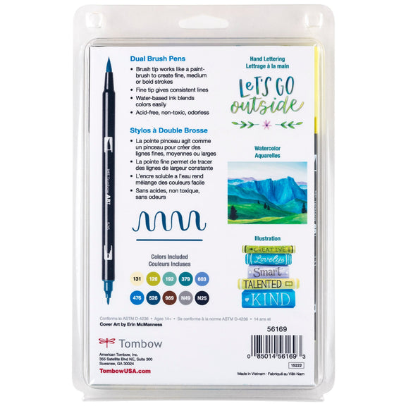 Tombow Dual Brush Landscape 10 Colors - Guiry's