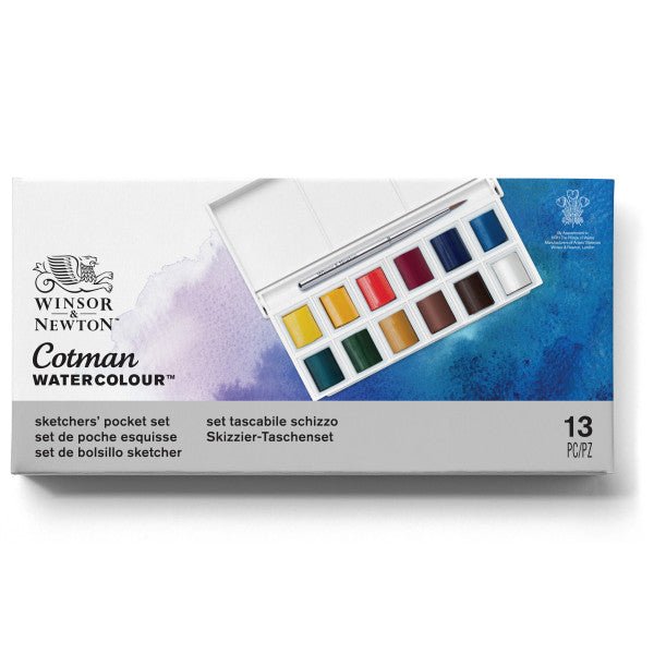 Winsor & Newton Cotman Watercolor Sketchers' Pocket Box - Guiry's