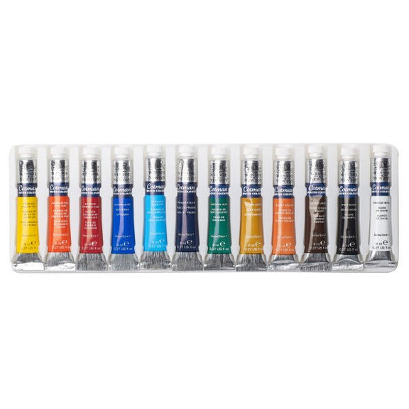 Winsor & Newton Cotman Watercolor Tube Set, 12 - Colors - Guiry's