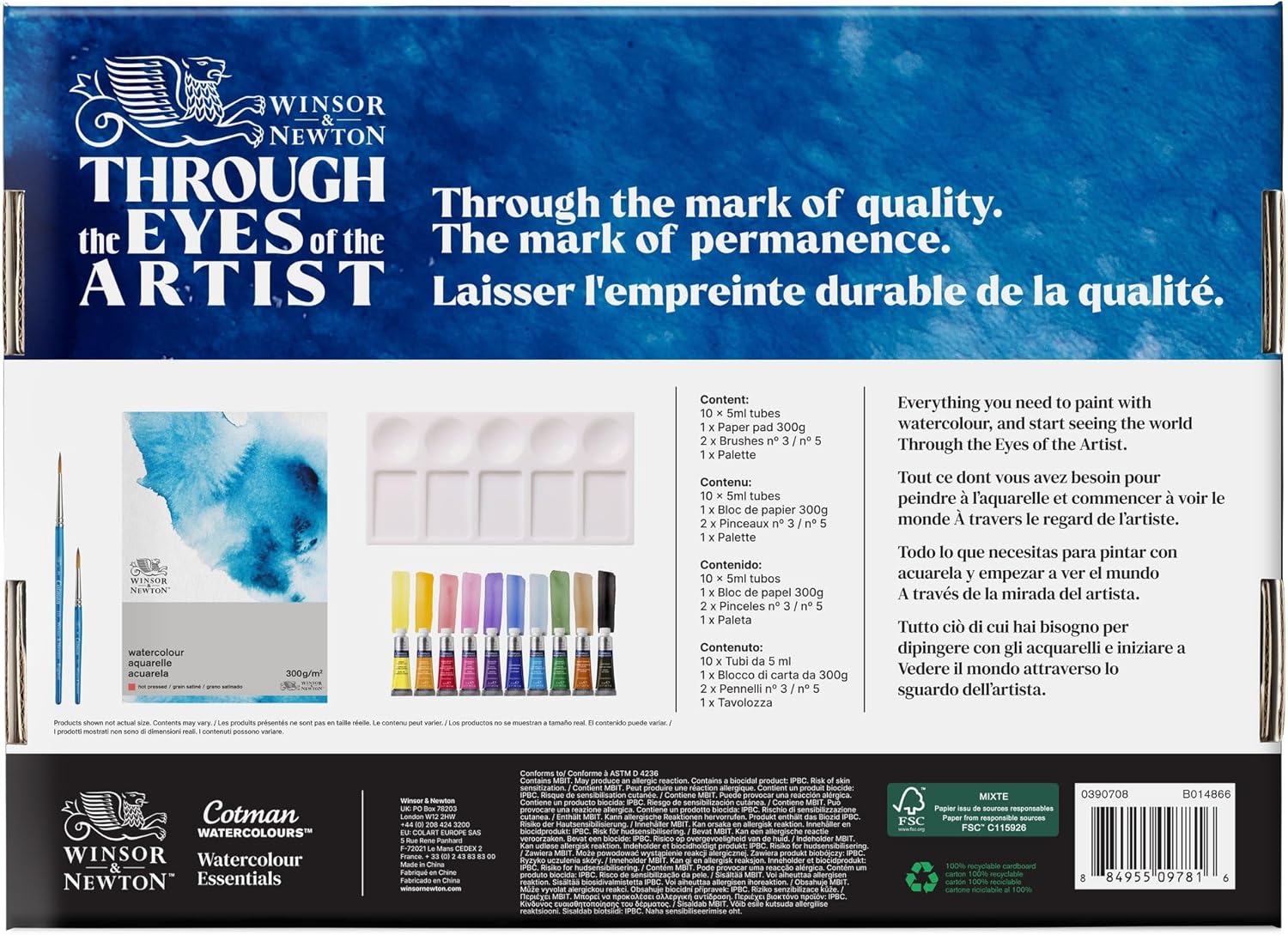 WN Cotman W/C Essentials Set - Guiry's