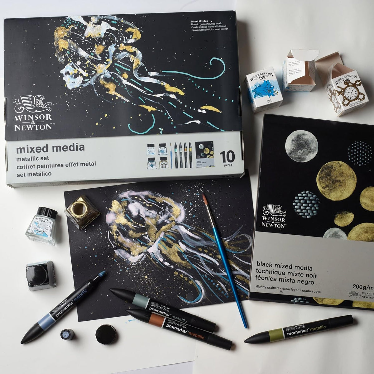 WN Mix Media Metallic Set - Guiry's