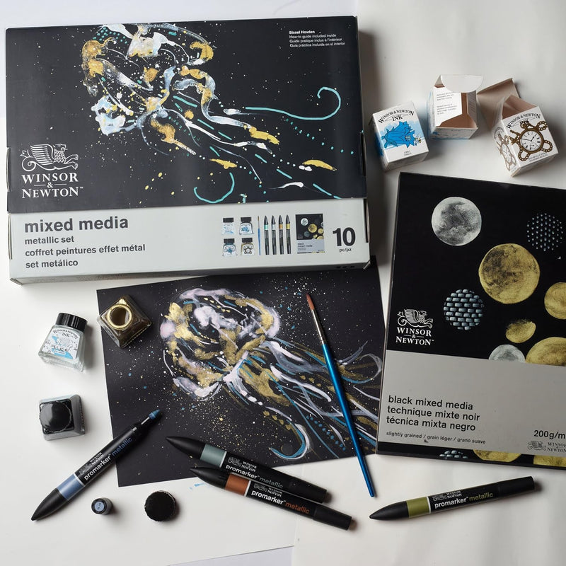WN Mix Media Metallic Set - Guiry's